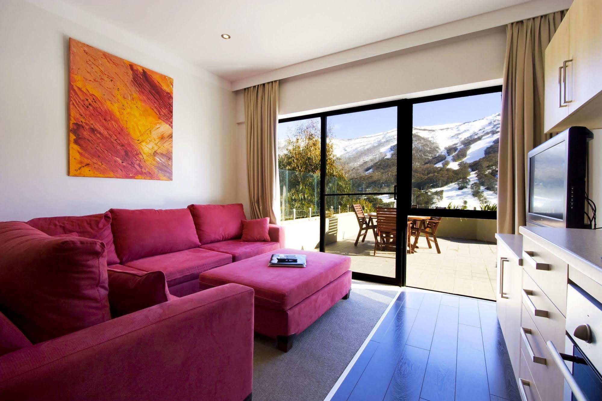 Lantern 1 Bedroom Balcony With Panoramic View Thredbo Exterior photo